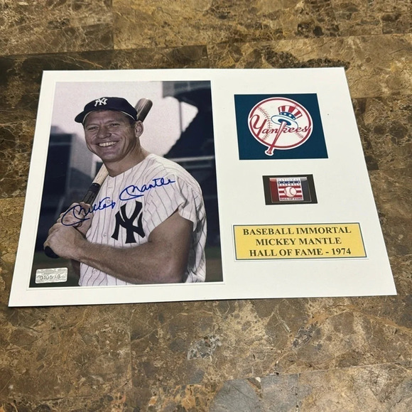 New York Yankees Mickey mantle autographed photo - Picture 1 of 1